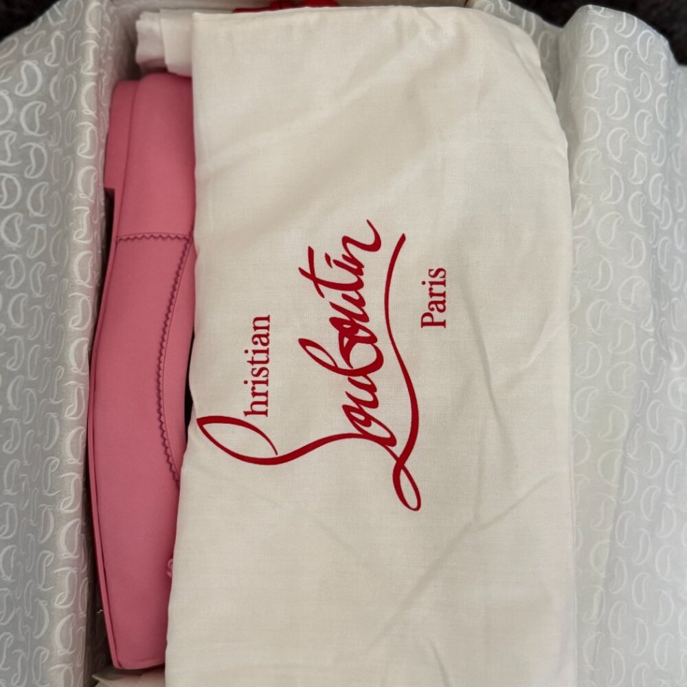 New Christian Louboutin MAMADRAGUE Leather Ballerina Ballet Flats. US Size 10.5B - Picture 3 of 13